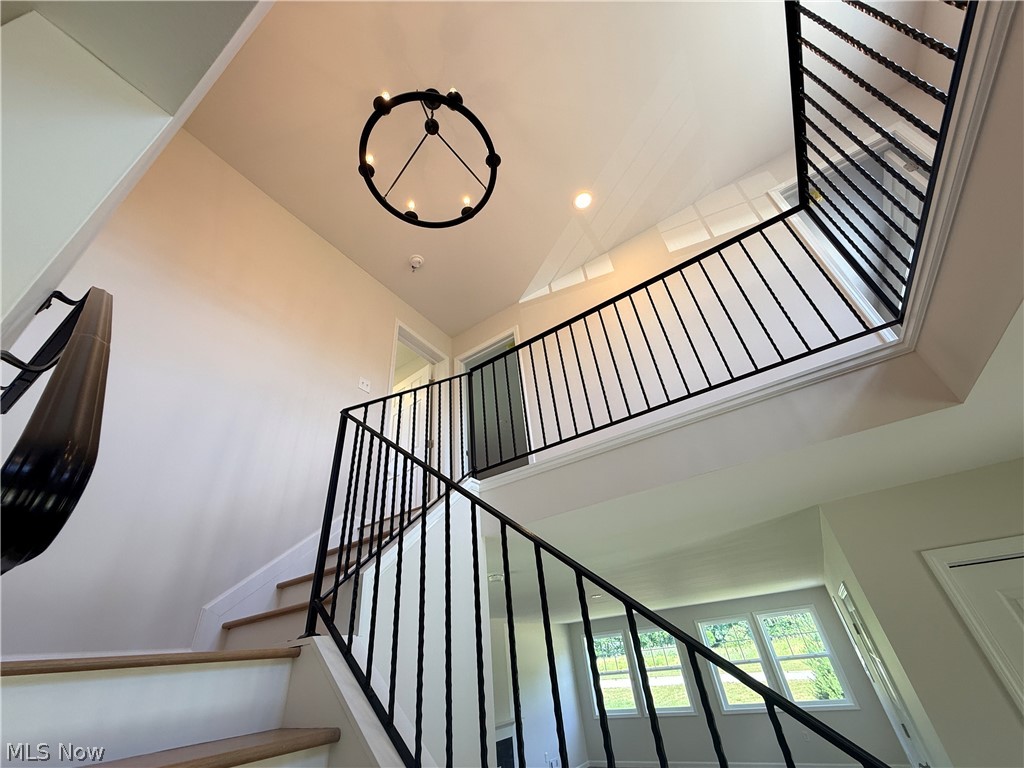 12395 Winchell Road Painesville, OH 44077 - Photo 20 of 46 Custom two story stairs