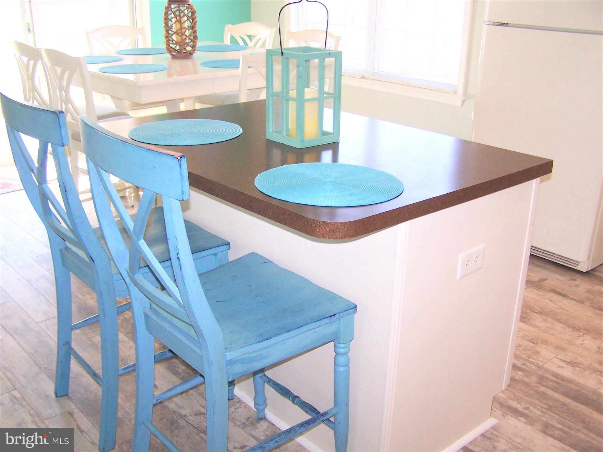 153 Pine Tree Road Ocean City, MD 21842 - Photo 34 of 77 Kitchen Island with Stools