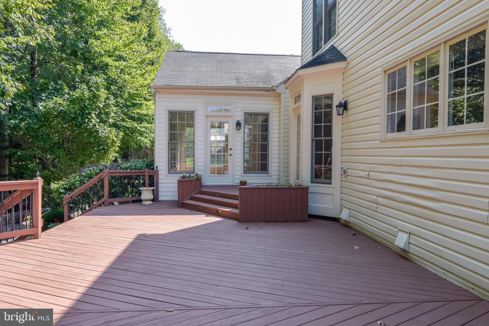 7428 Spring Summit Road Springfield, VA 22150 - Photo 37 of 70 Plenty of room on the deck for chairs & tables