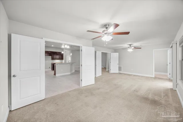 a view of an empty room