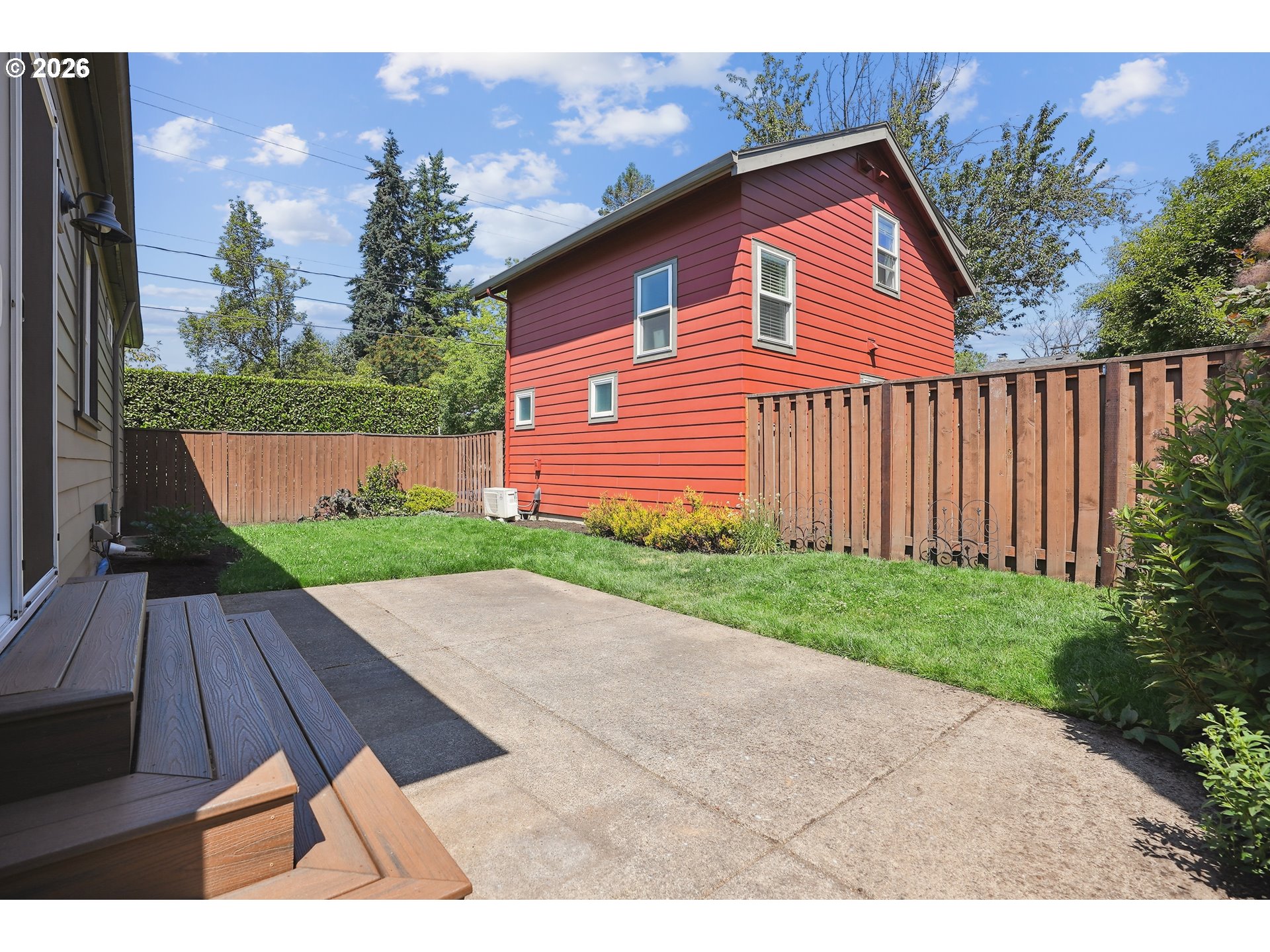 6406 Southeast 45th Avenue Portland, OR 97206 - Photo 26 of 39 a view of backyard with a garden and deck