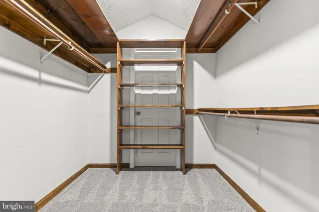 a view of walk in closet