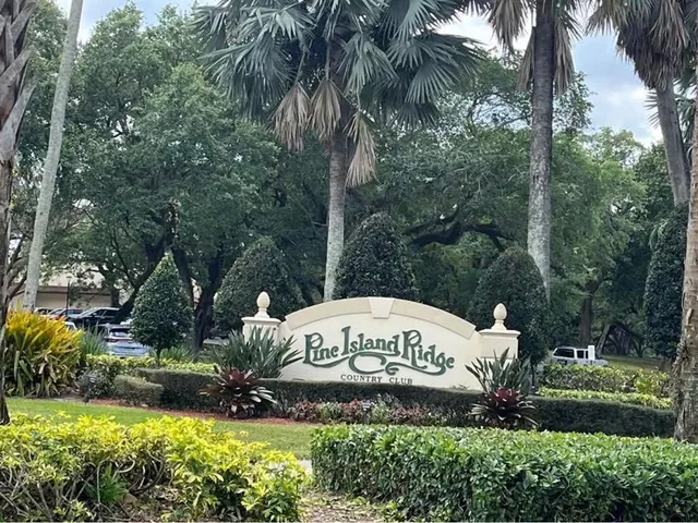 a view of a sign of a park