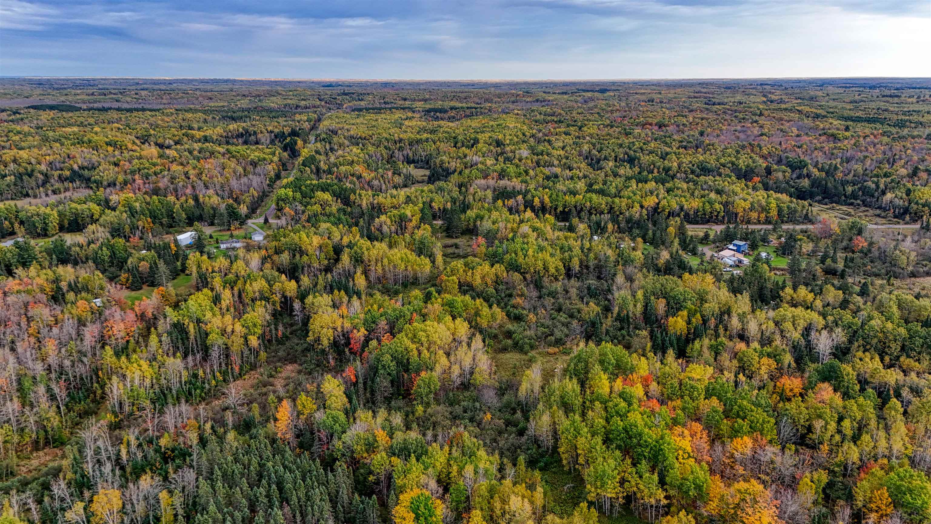 7469 East County Rd B South Range, WI 54874 - Photo 14 of 24 Drone / aerial view of a forest