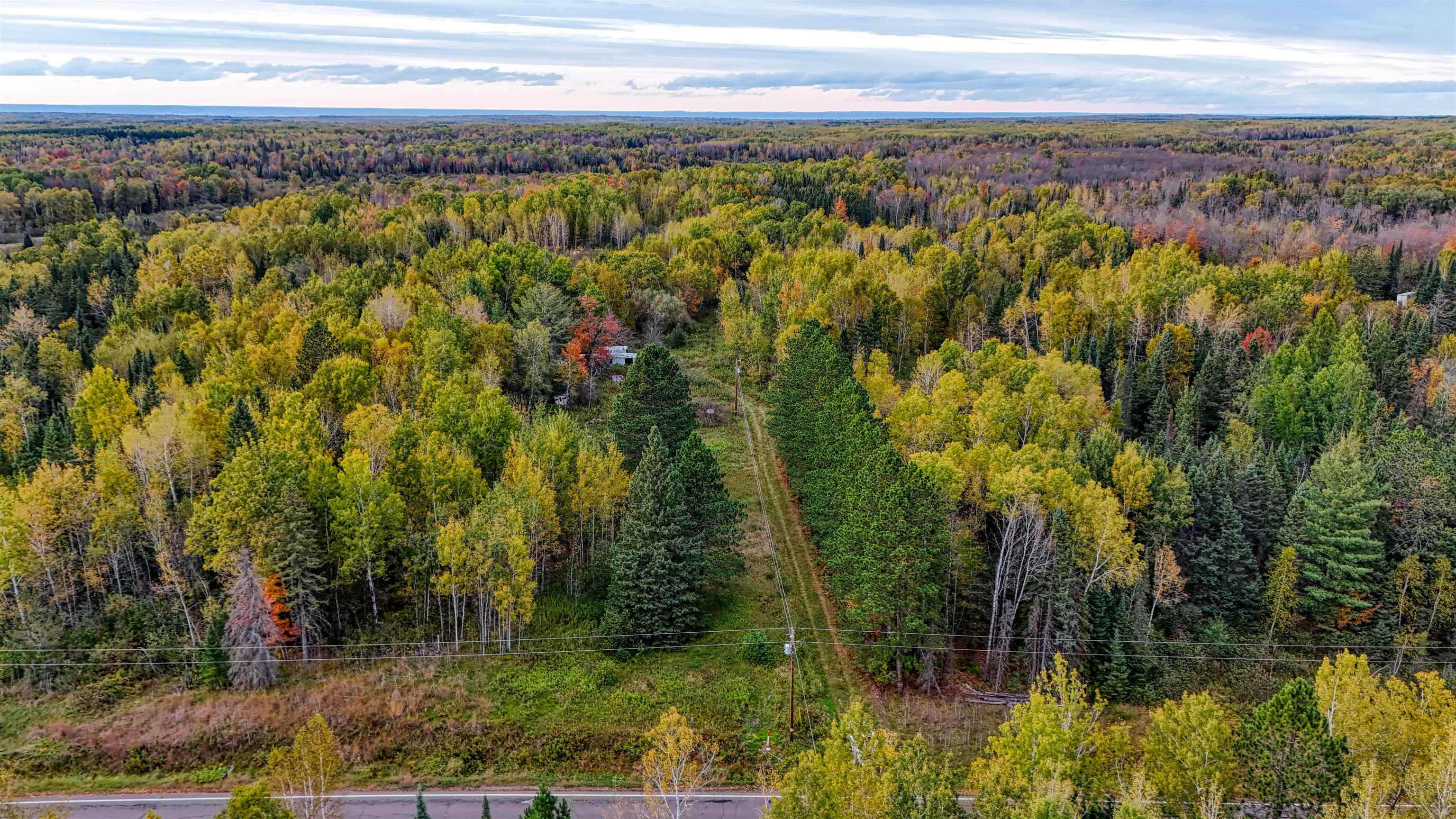 7469 East County Rd B South Range, WI 54874 - Photo 2 of 24 Aerial view of a forest