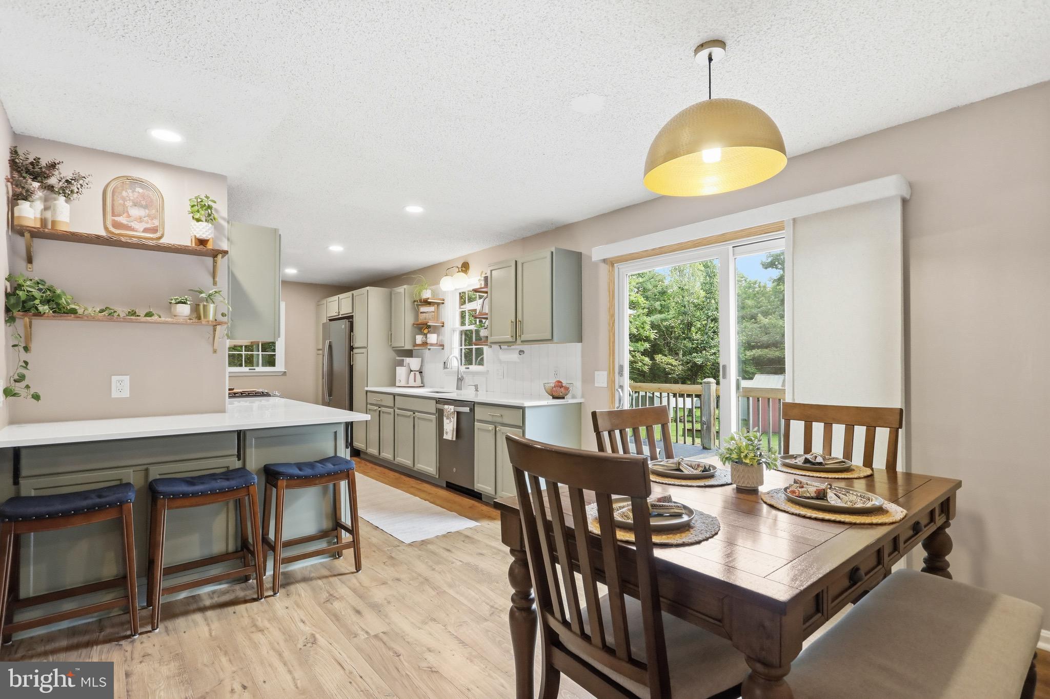 78 Lizzie Mills Road Castleton, VA 22716 - Photo 15 of 53 Dining area just feet from the kitchen