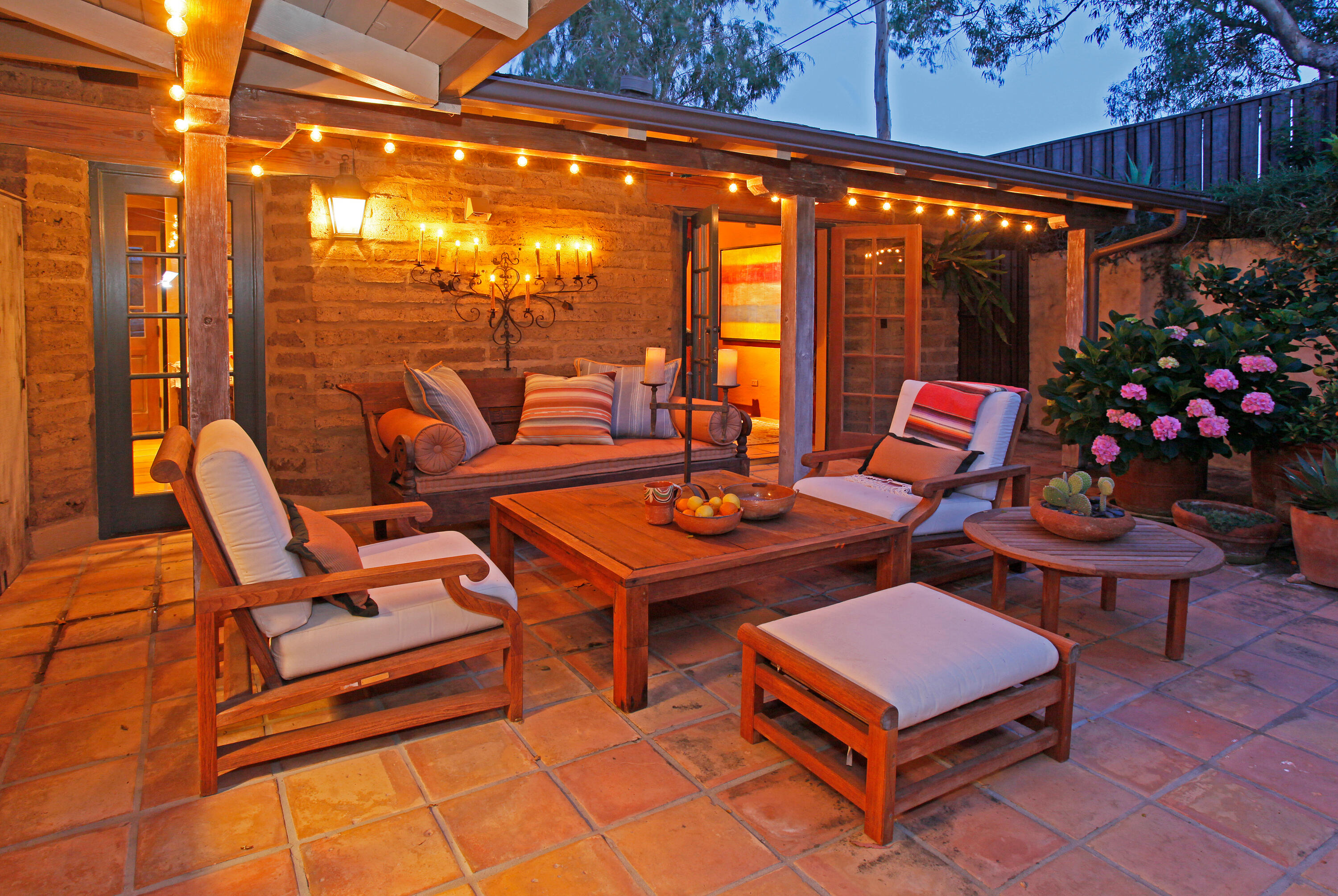 Undisclosed Address Santa Barbara, CA 93101 - Photo 14 of 17 a outdoor space with patio furniture and a potted plant