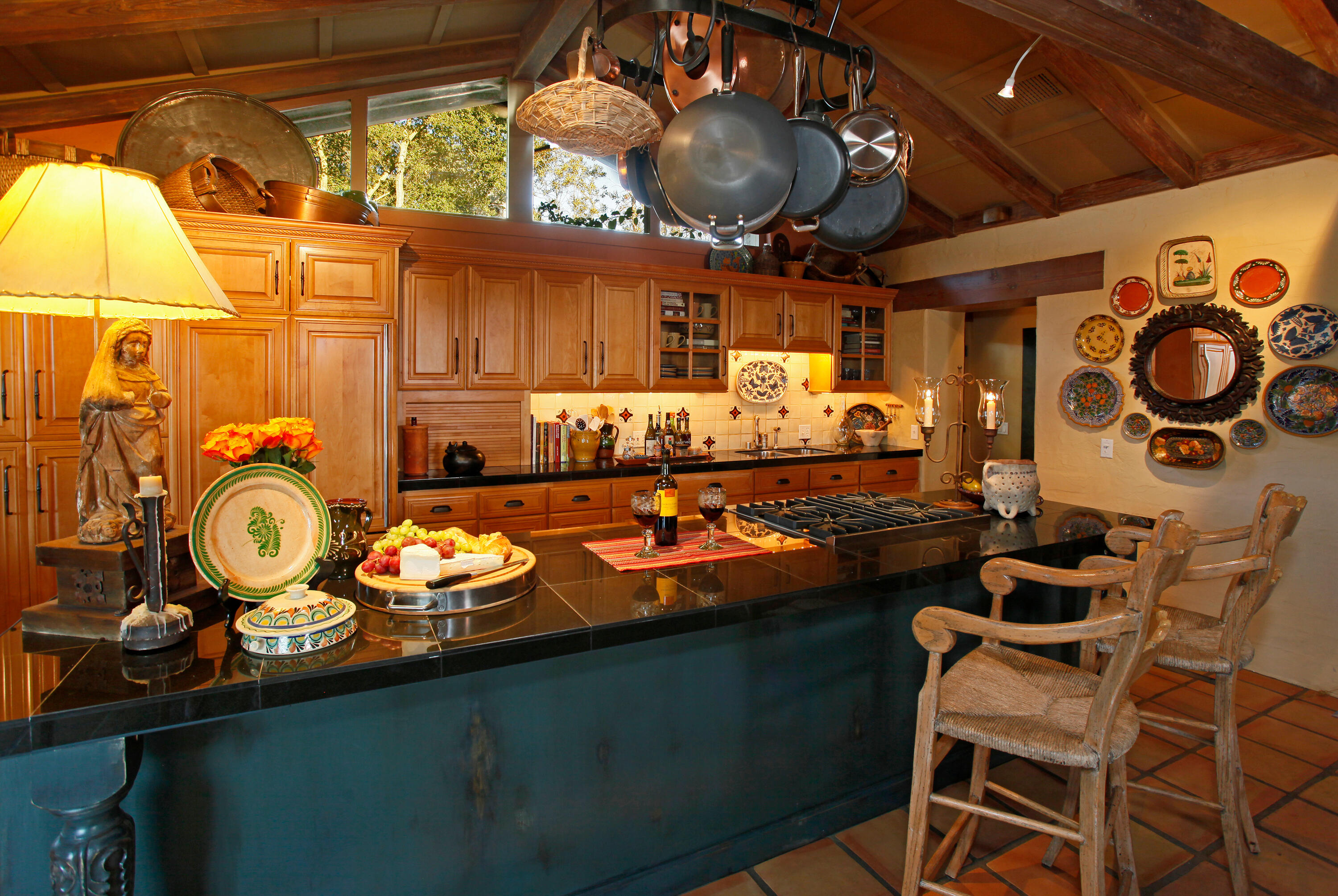 Undisclosed Address Santa Barbara, CA 93101 - Photo 7 of 17 a dining room with furniture and a chandelier