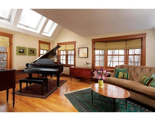 4 Tamworth Road Newton, MA 02468 - Photo 6 of 12 a living room with furniture a piano and a potted plant