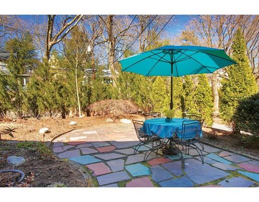 4 Tamworth Road Newton, MA 02468 - Photo 10 of 12 a garden view with a seating space