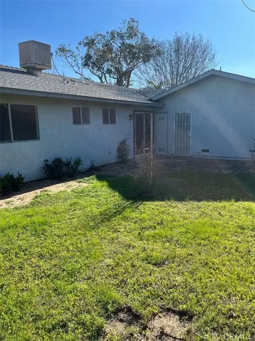 a backyard of a house