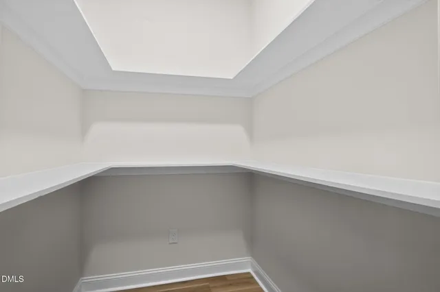 a small space with a window