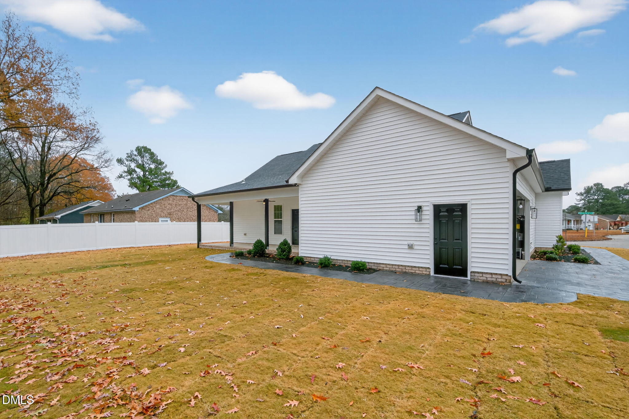 2126 Fieldcrest Road East Wilson, NC 27893 - Photo 38 of 40 a view of a house with a yard and garage