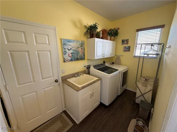 a room with storage and utility