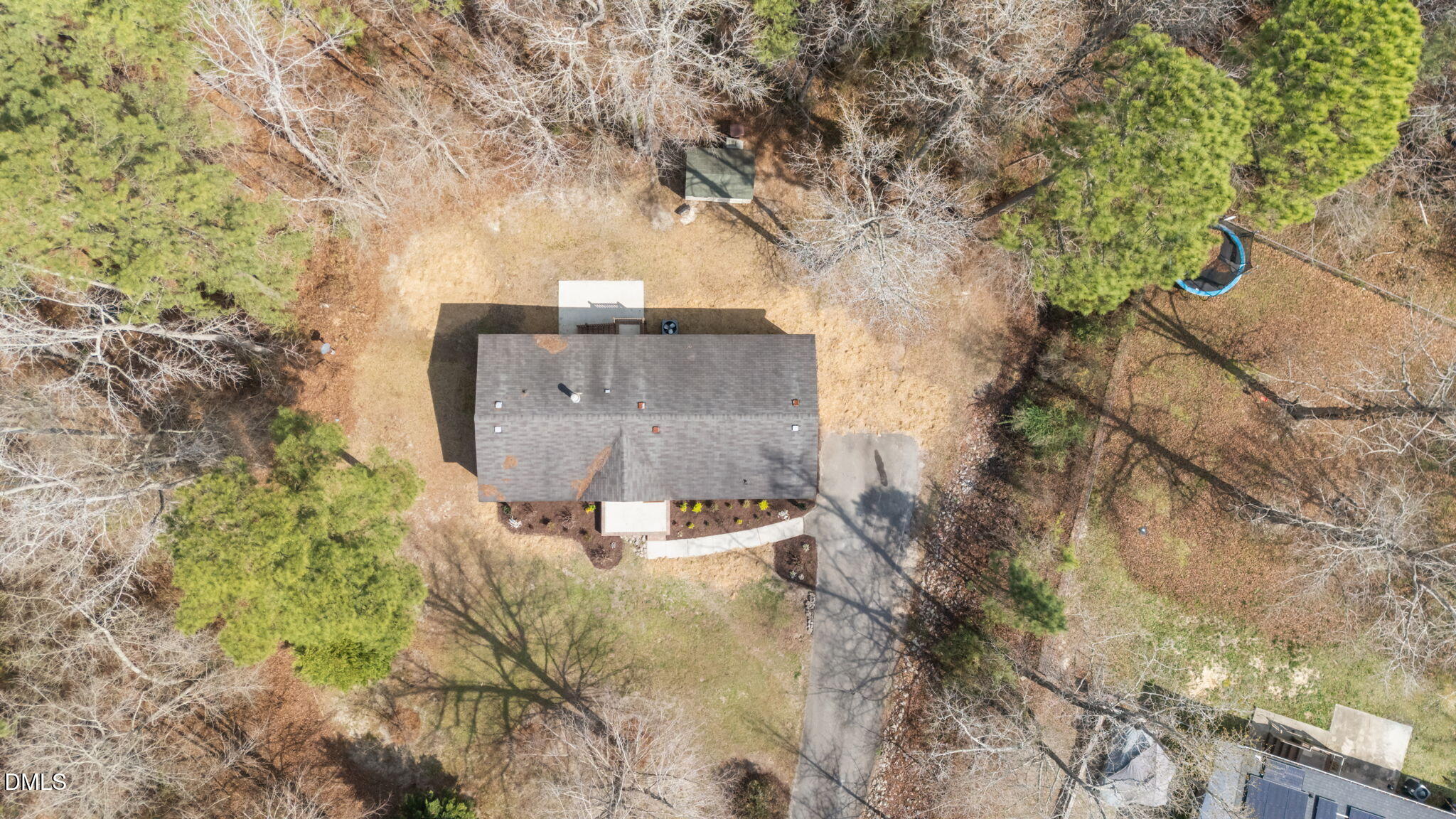 35 Athens Court Cameron, NC 28326 - Photo 43 of 44 an aerial view of a house with a yard
