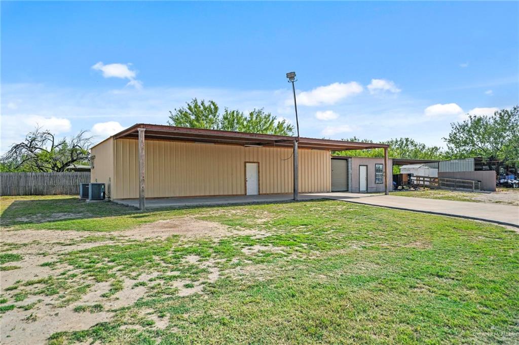 678 La Mesa Street Rio Grande City, TX 78582 - Photo 26 of 35 a view of a backyard with a garden and plants
