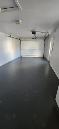 a view of a room with an empty space