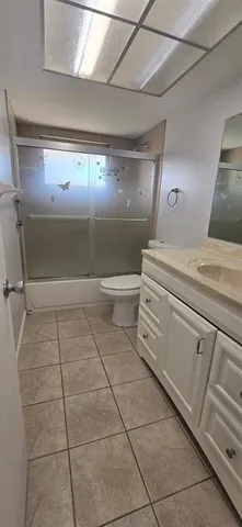 a room with washing machine