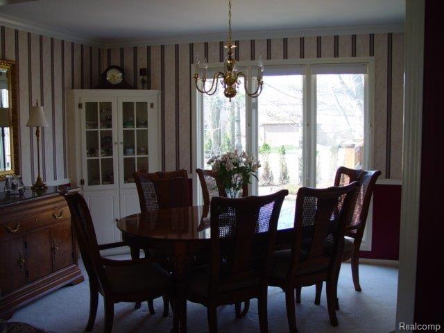 786 Box Canyon Court Rochester, MI 48309 - Photo 6 of 13 Dining Room w/ Built-ins