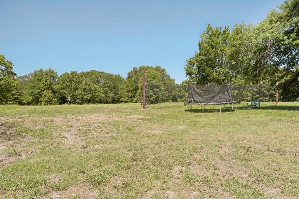 822 Private Road 7370 Point, TX 75472 - Photo 9 of 30 Expansive outdoor space featuring a large grassy area and mature perimeter trees