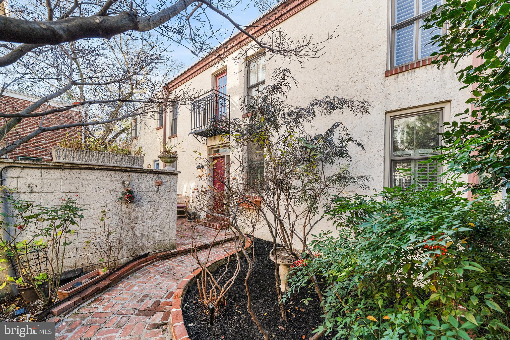 4 Rainey Court Philadelphia, PA 19103 - Photo 2 of 35 Charming garden path leads to inviting entrance.