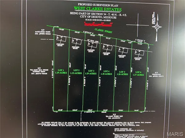 $65,000 | Lot #5 Clarke Street, De Soto, MO 63020