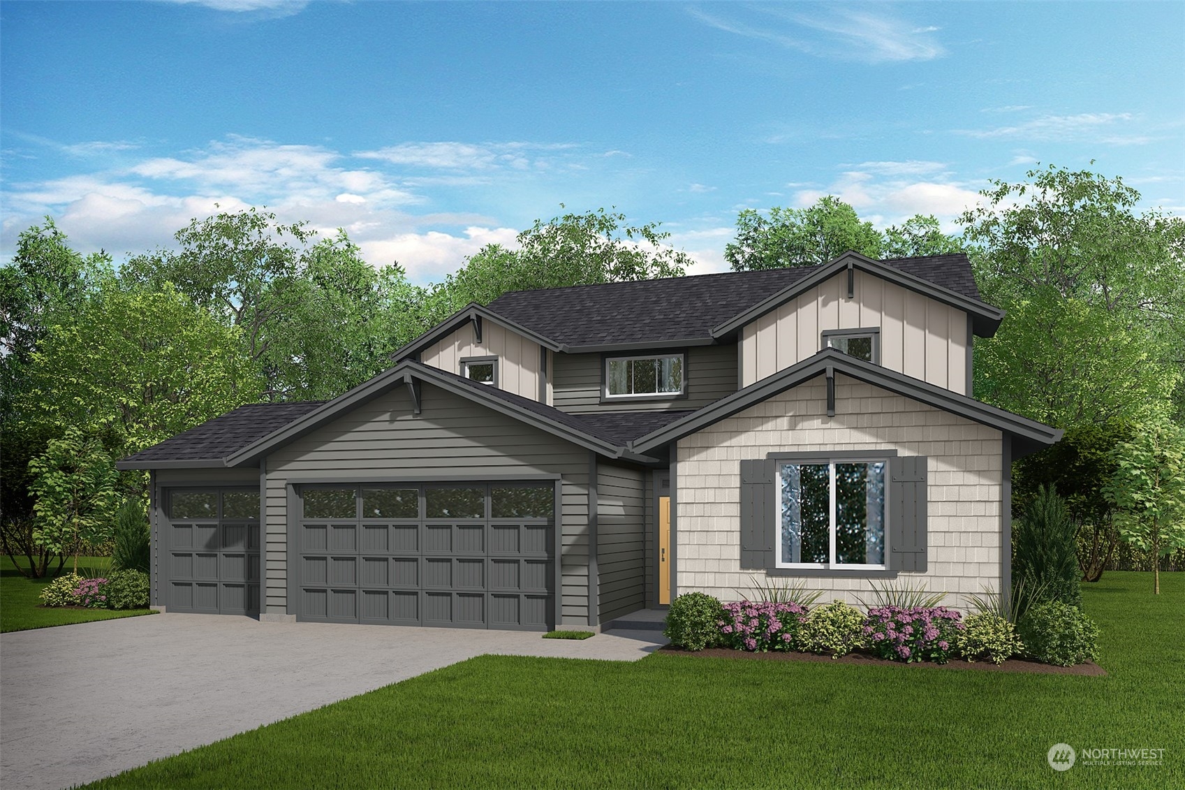 2801 South 7th Circle Ridgefield, WA 98642 - Photo 1 of 27 front view of a house with a yard