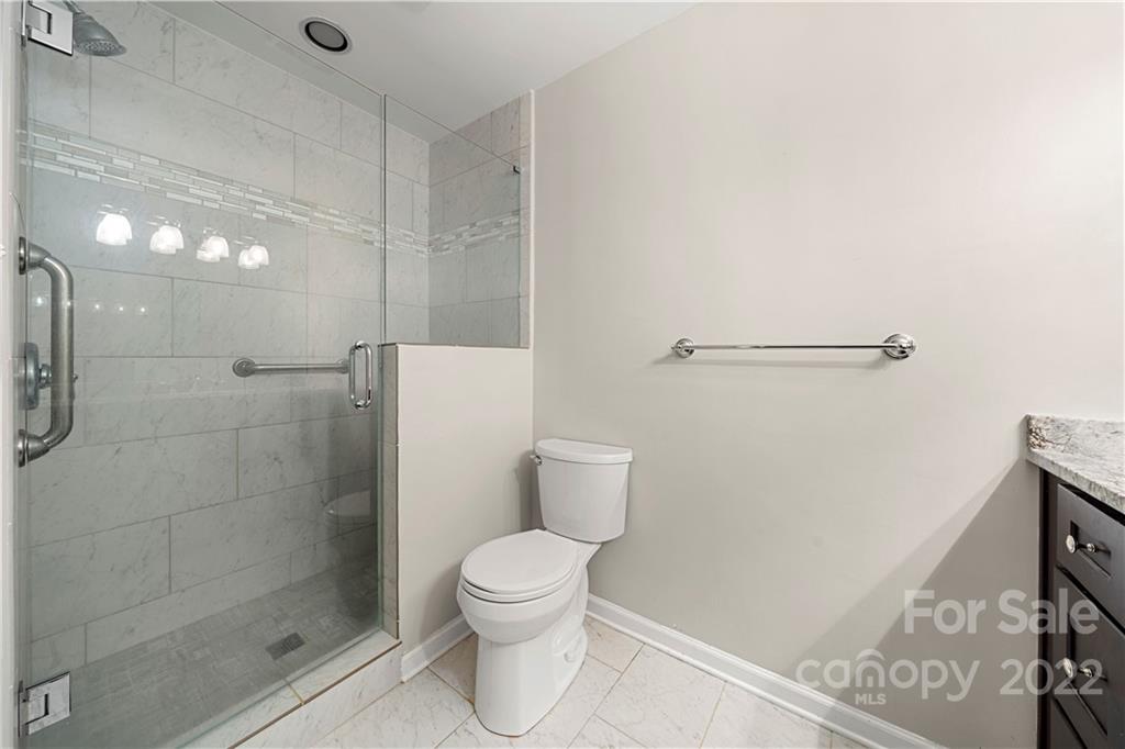 32 Old Post Road Clover, SC 29710 - Photo 14 of 45 a bathroom with a toilet and a shower