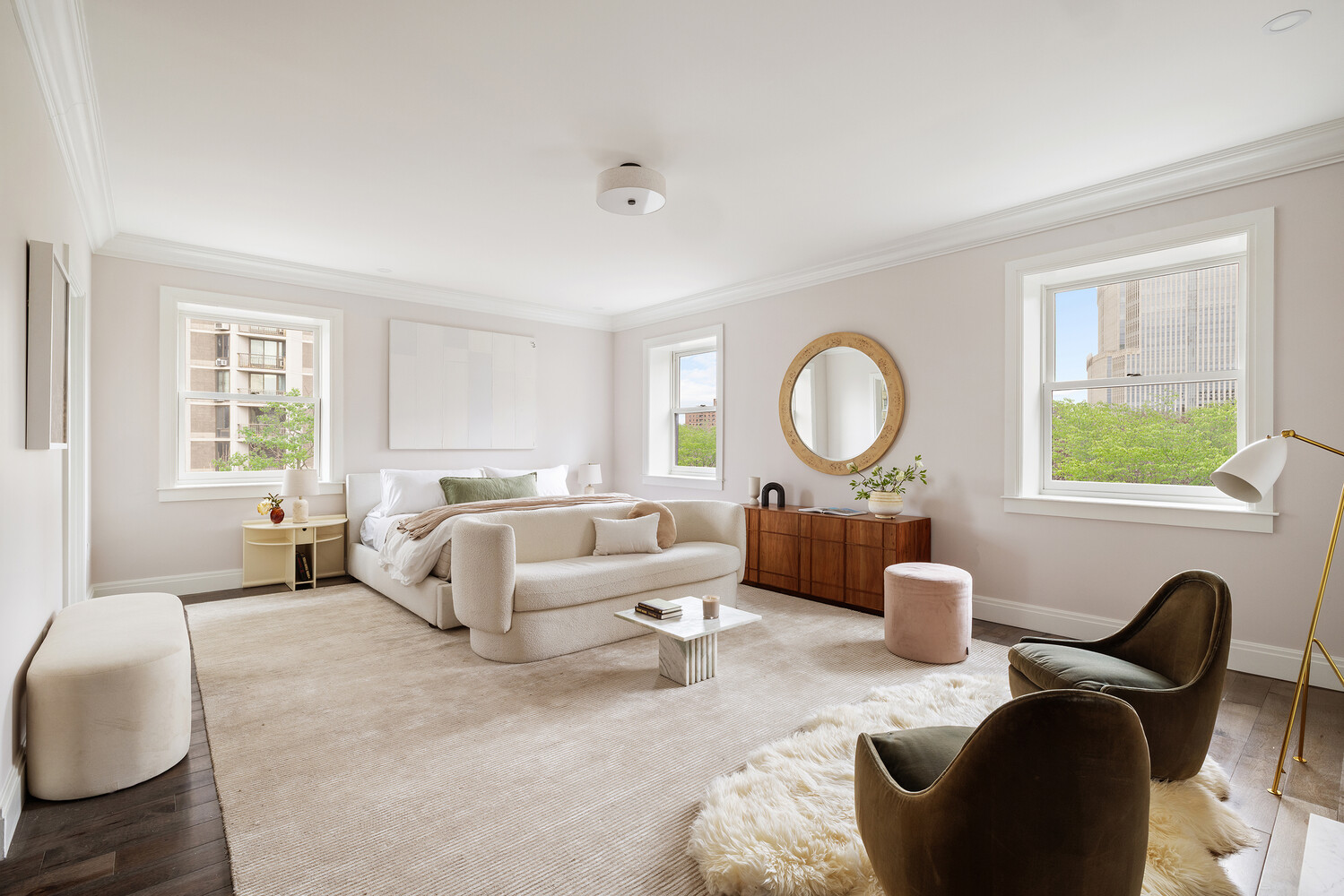 1 Monroe Place Brooklyn, NY 11201 - Photo 12 of 31 a living room with furniture a rug a window and a table