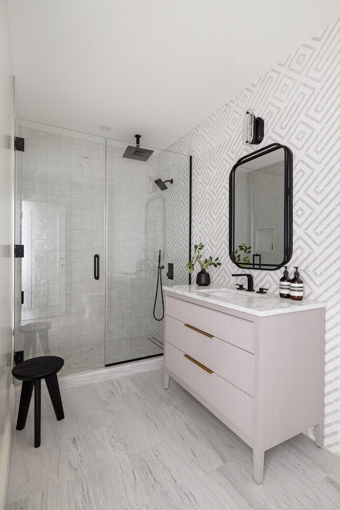 1 Monroe Place Brooklyn, NY 11201 - Photo 26 of 31 a bathroom with a sink and a mirror