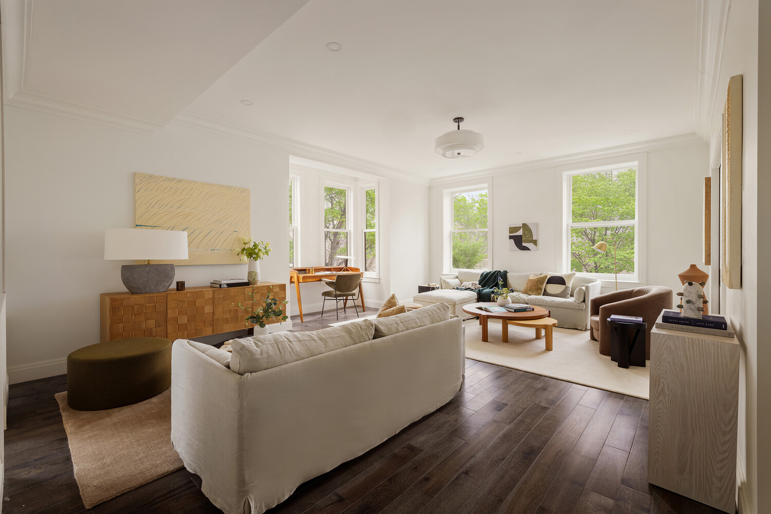 1 Monroe Place Brooklyn, NY 11201 - Photo 9 of 31 a living room with furniture and a large window
