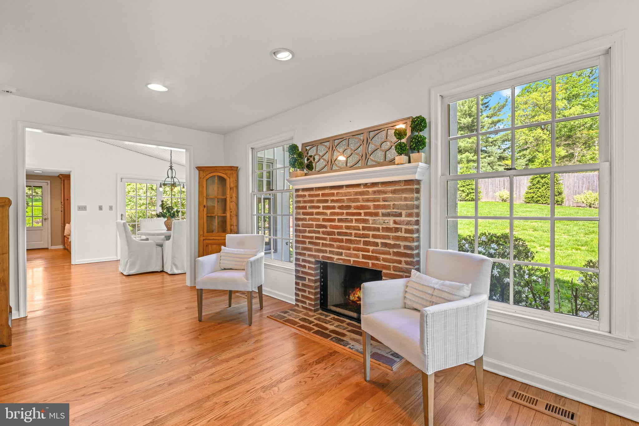 977 Ivycroft Road Wayne, PA 19087 - Photo 15 of 38 a living room with furniture and a fireplace