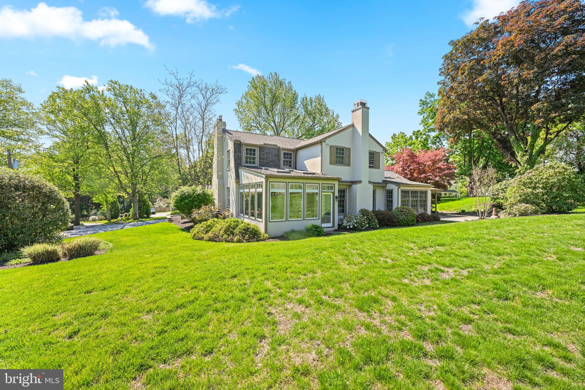 977 Ivycroft Road Wayne, PA 19087 - Photo 35 of 38 a view of a house with a big yard plants and large trees