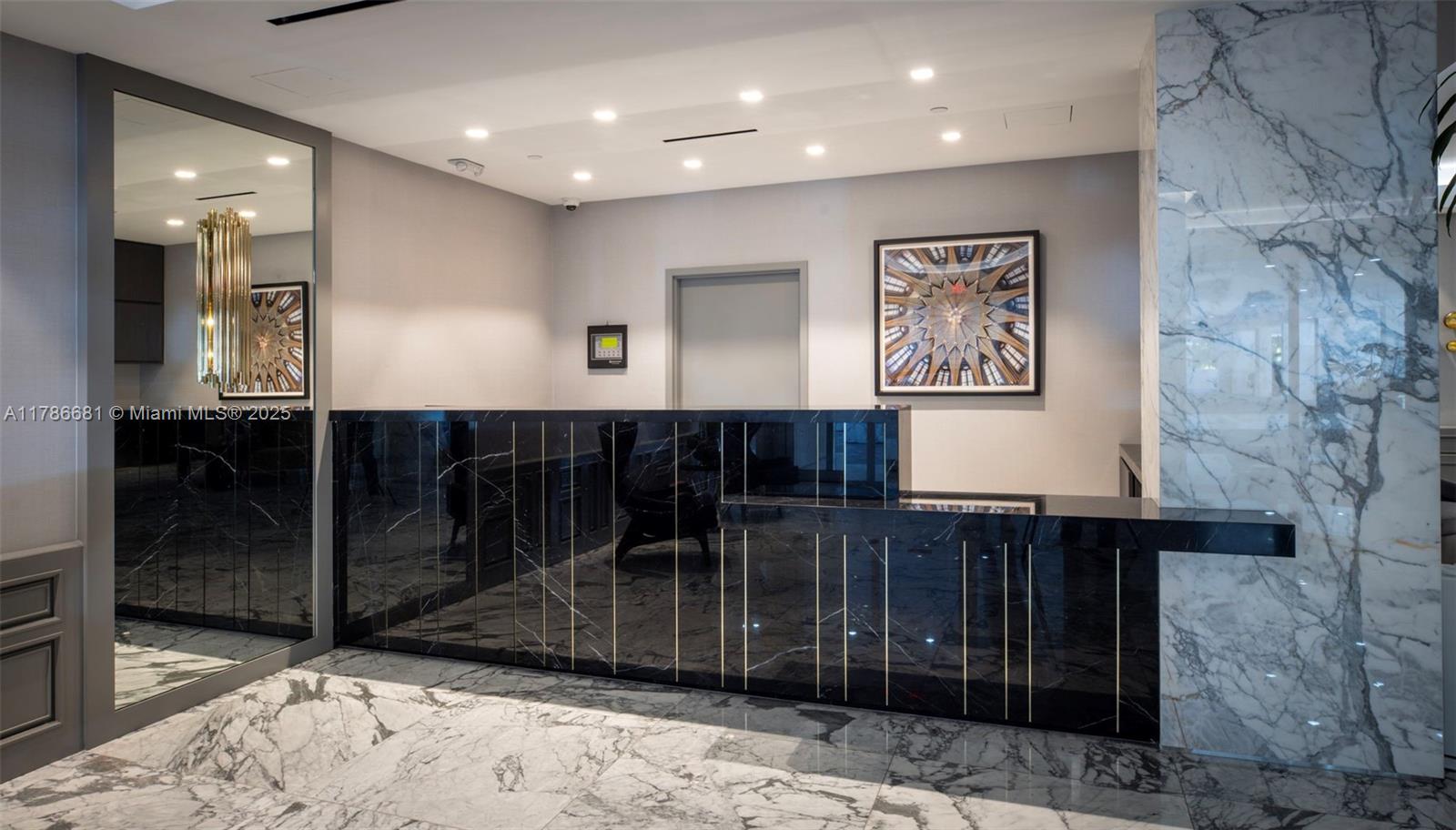 11 Island Avenue, Unit 512 Miami Beach, FL 33139 - Photo 37 of 54 a view of a hallway with a elevator