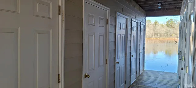 a view of elevator with door