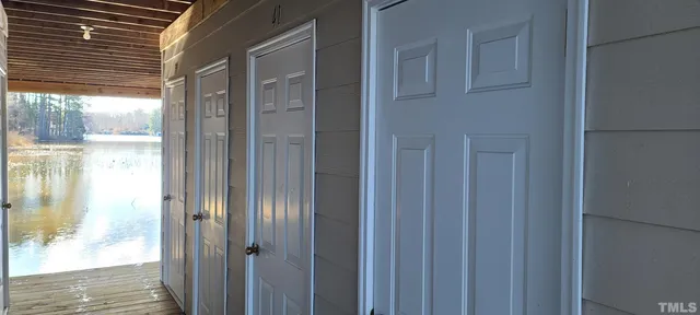 a street view covered with snow