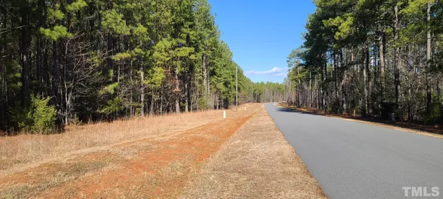 a backyard of a house with trees