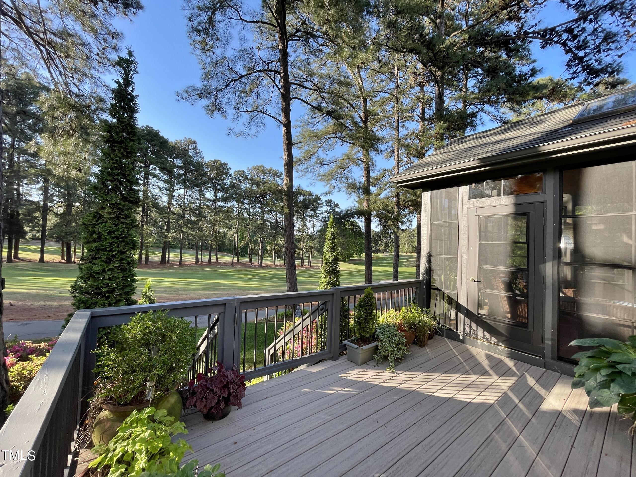 2924 Ballybunion Way Raleigh, NC 27613 - Photo 41 of 54 a view of a deck with a yard