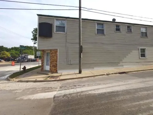 a backyard of a house