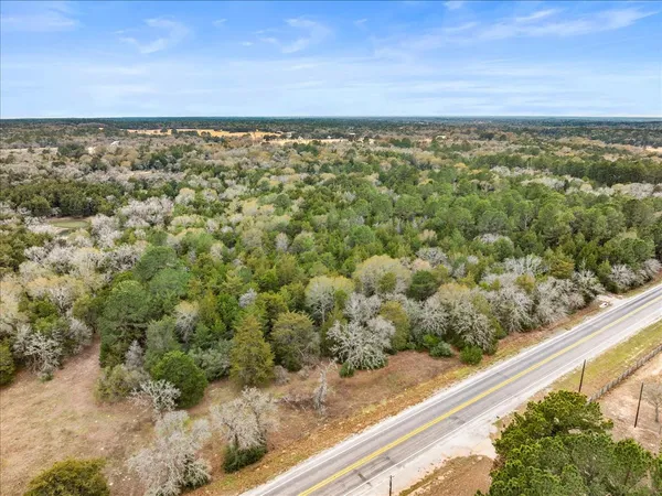 a view of a green field