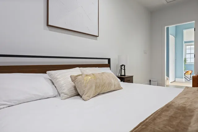 a room with furniture and a window