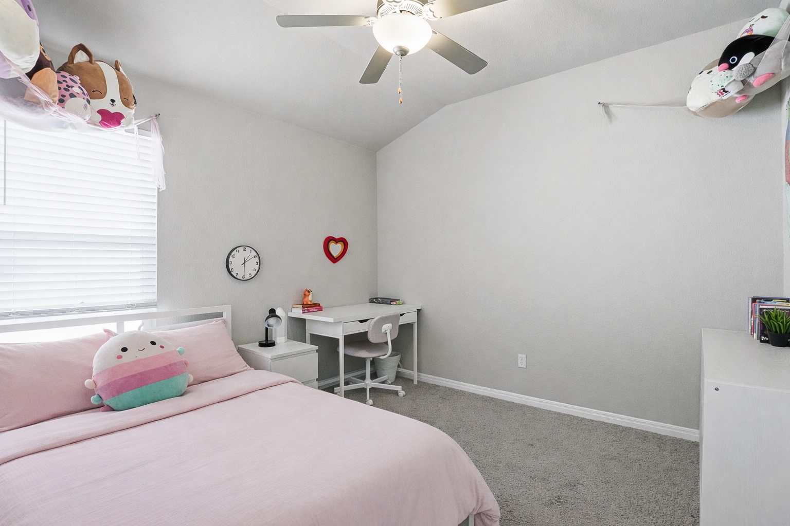 12206 Purple Prairie Lane Buda, TX 78610 - Photo 14 of 24 Bedroom 3 - Each bedroom offers a ceiling fan.