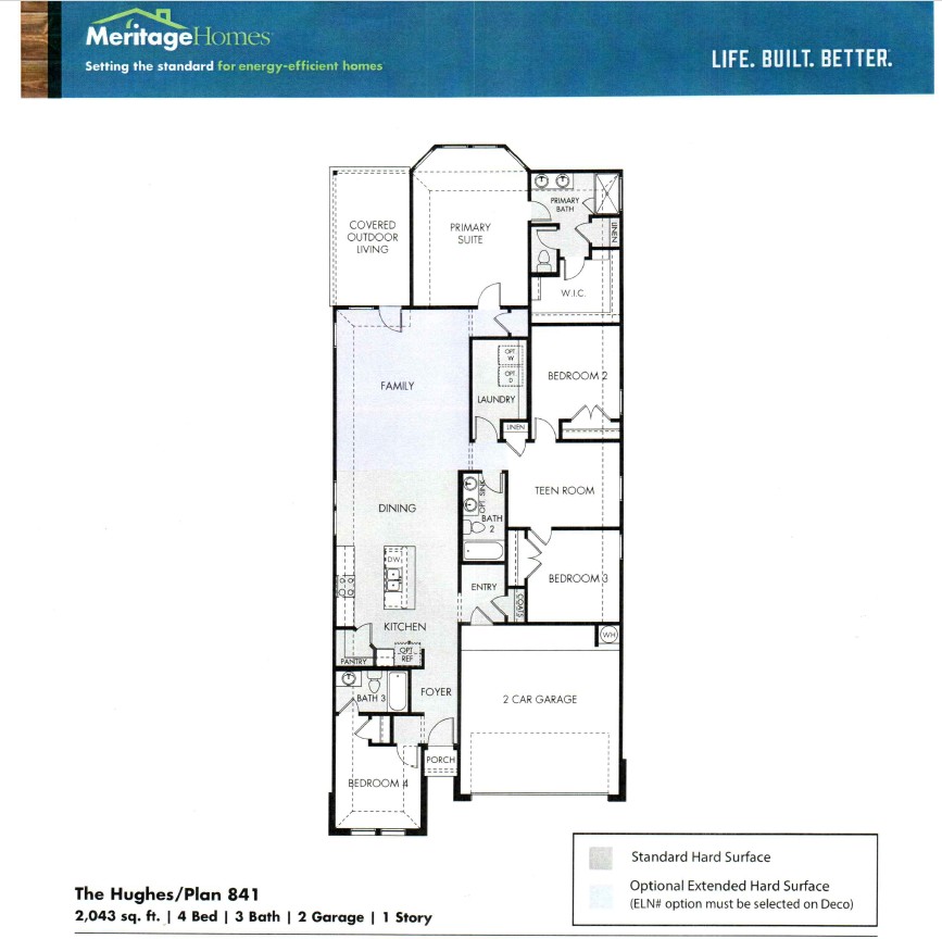 12206 Purple Prairie Lane Buda, TX 78610 - Photo 24 of 24 Floor plan