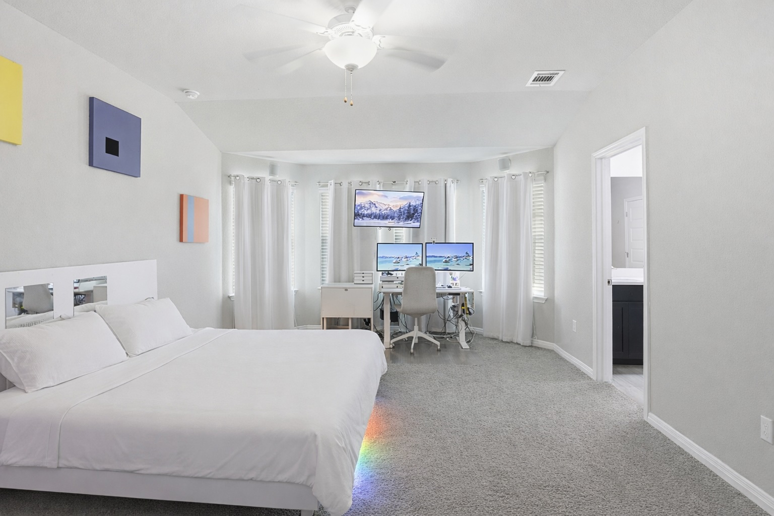 12206 Purple Prairie Lane Buda, TX 78610 - Photo 8 of 24 The primary suite is tucked at the rear for maximum privacy.