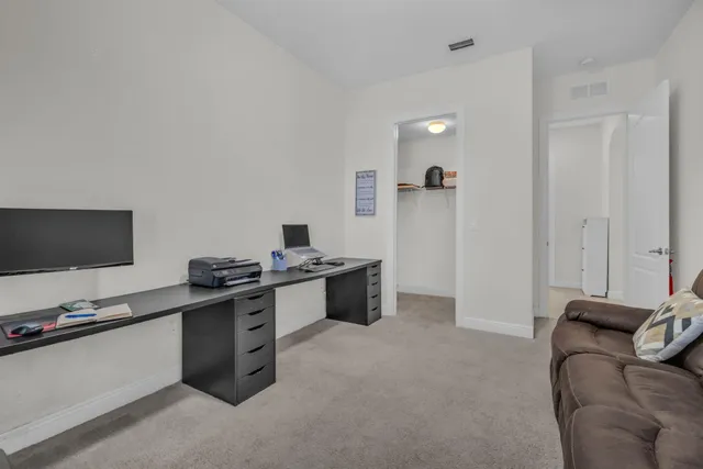 a view of a balcony with lake view