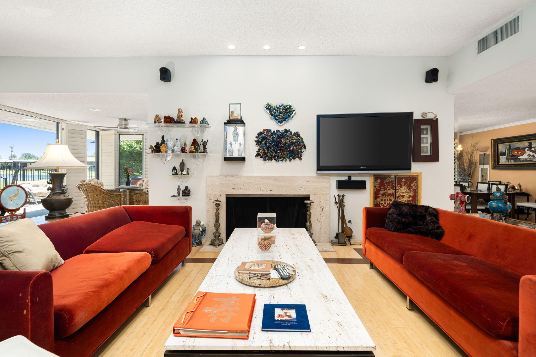 30 Colgate Drive Rancho Mirage, CA 92270 - Photo 10 of 40 Fireplace in living room