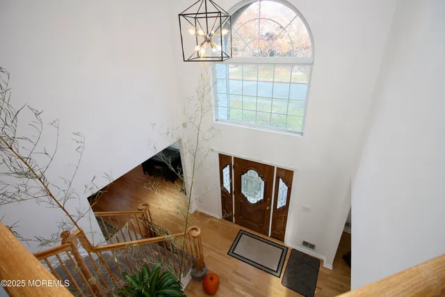 a bathroom with a tub
