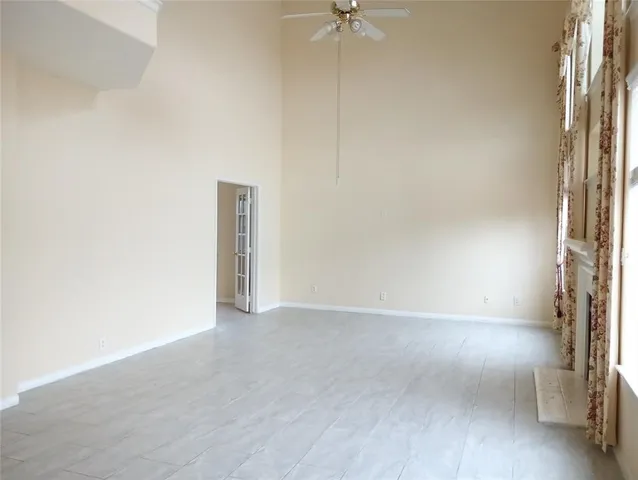 a view of an empty room