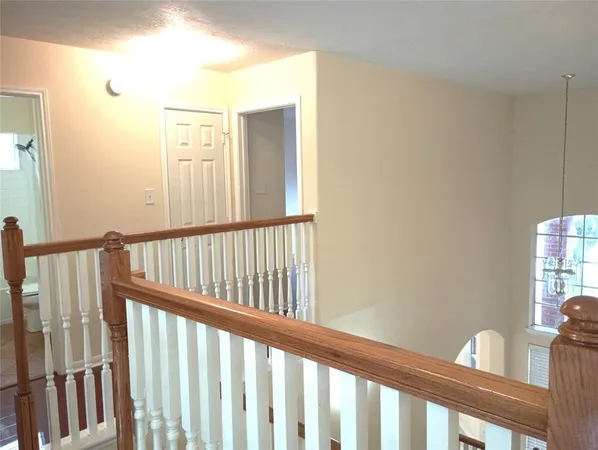 a view of a balcony