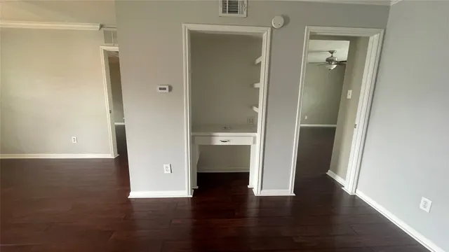 wooden floor in a gallery